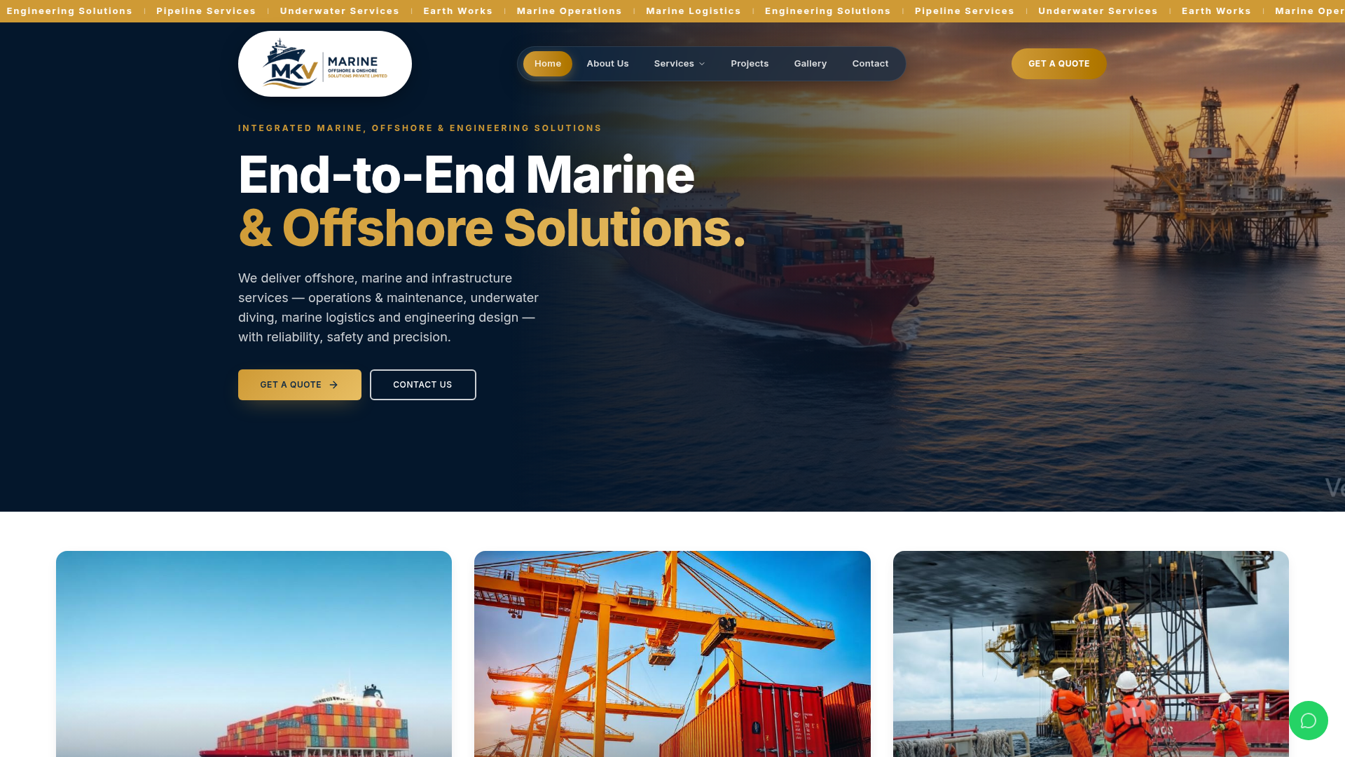MKV Marine website